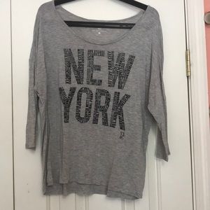 New York and company workout tee
